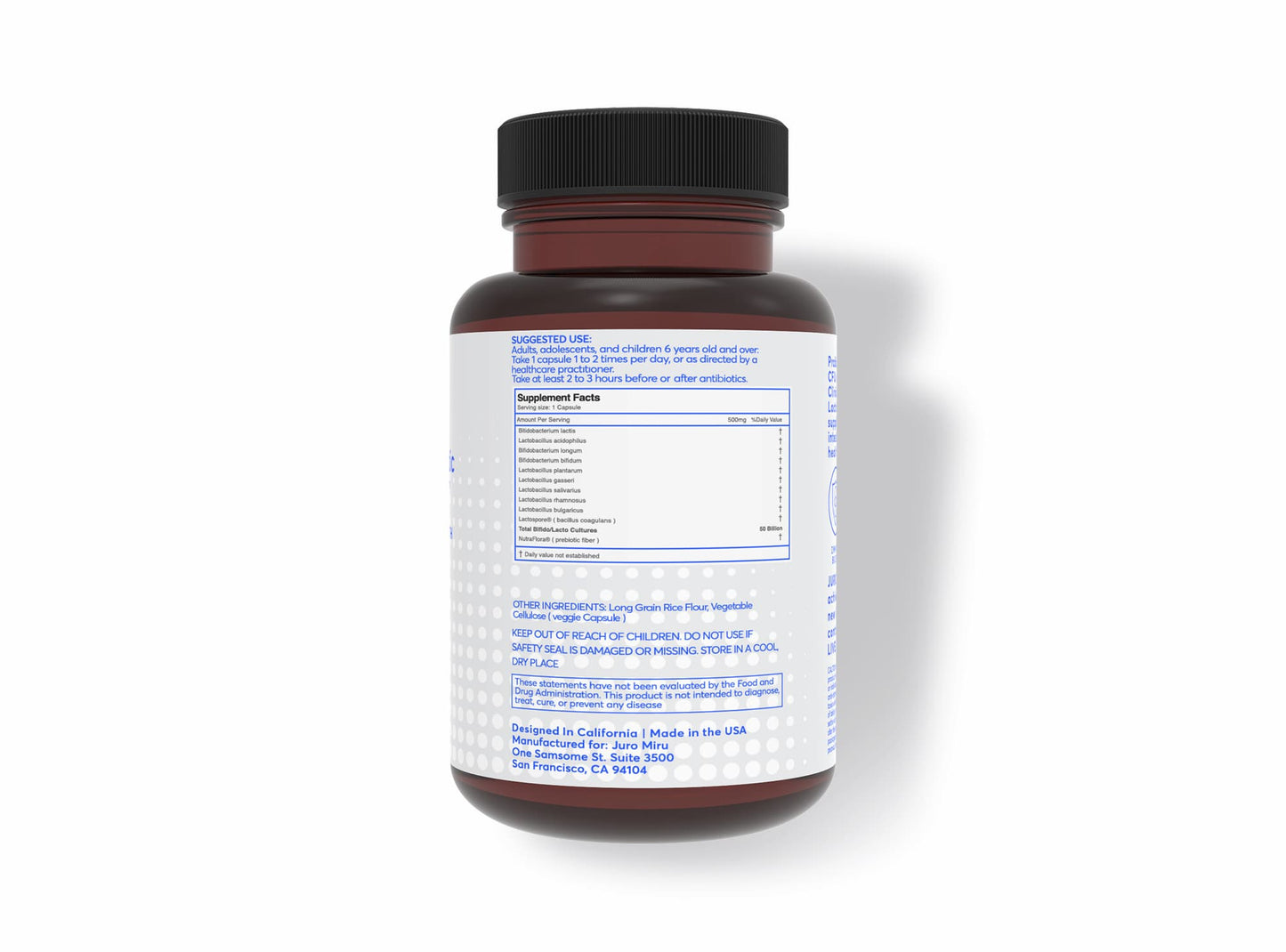 50B CFU Probiotic Capsules